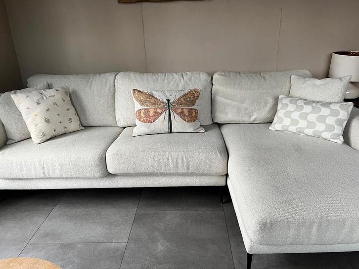 Lichte hoekbank Trendhopper, Huis en Inrichting, Banken | Bankstellen, Zo goed als nieuw, Vierpersoons of meer, 200 tot 250 cm