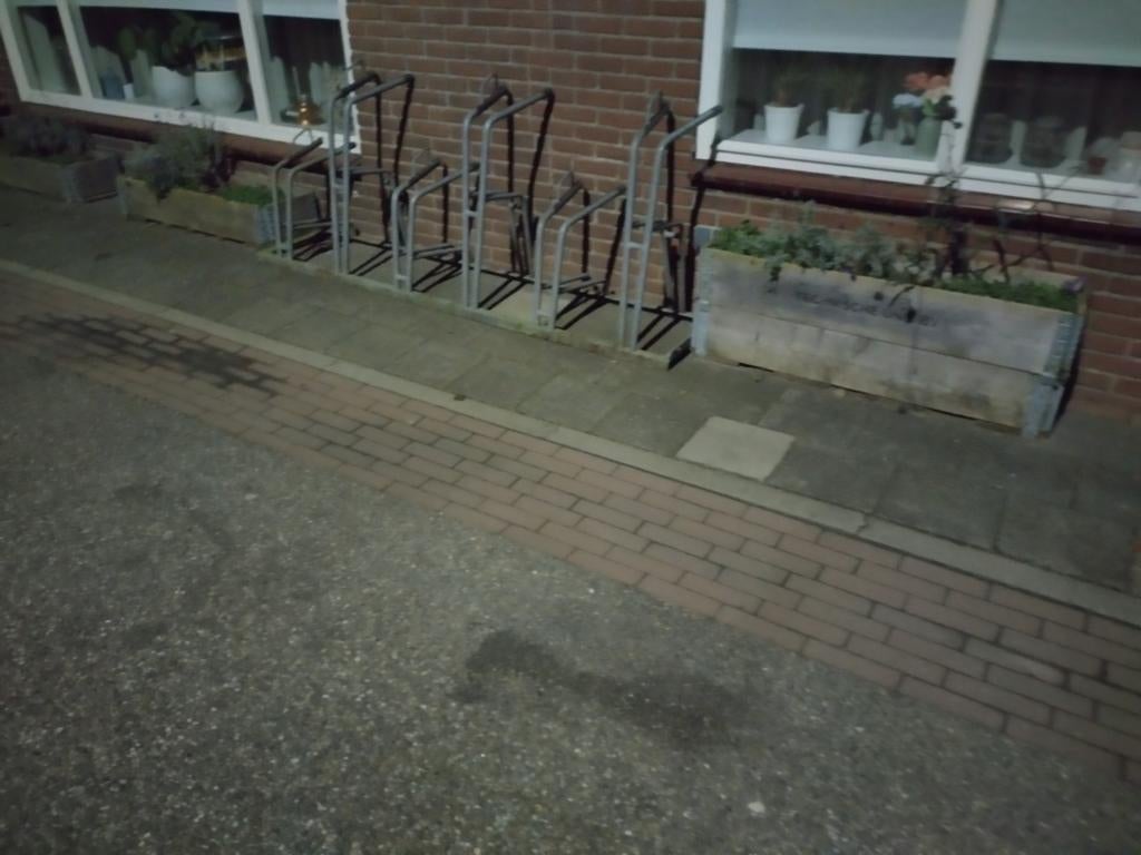 Fietsen rek 6 fietsen fourchet 30632090 fietsenrek, Ophalen, Zo goed als nieuw