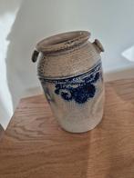 Antieke Keulse Pot met Blauw Decor - Zeldzaam en Authentiek, Antiek en Kunst, Ophalen of Verzenden