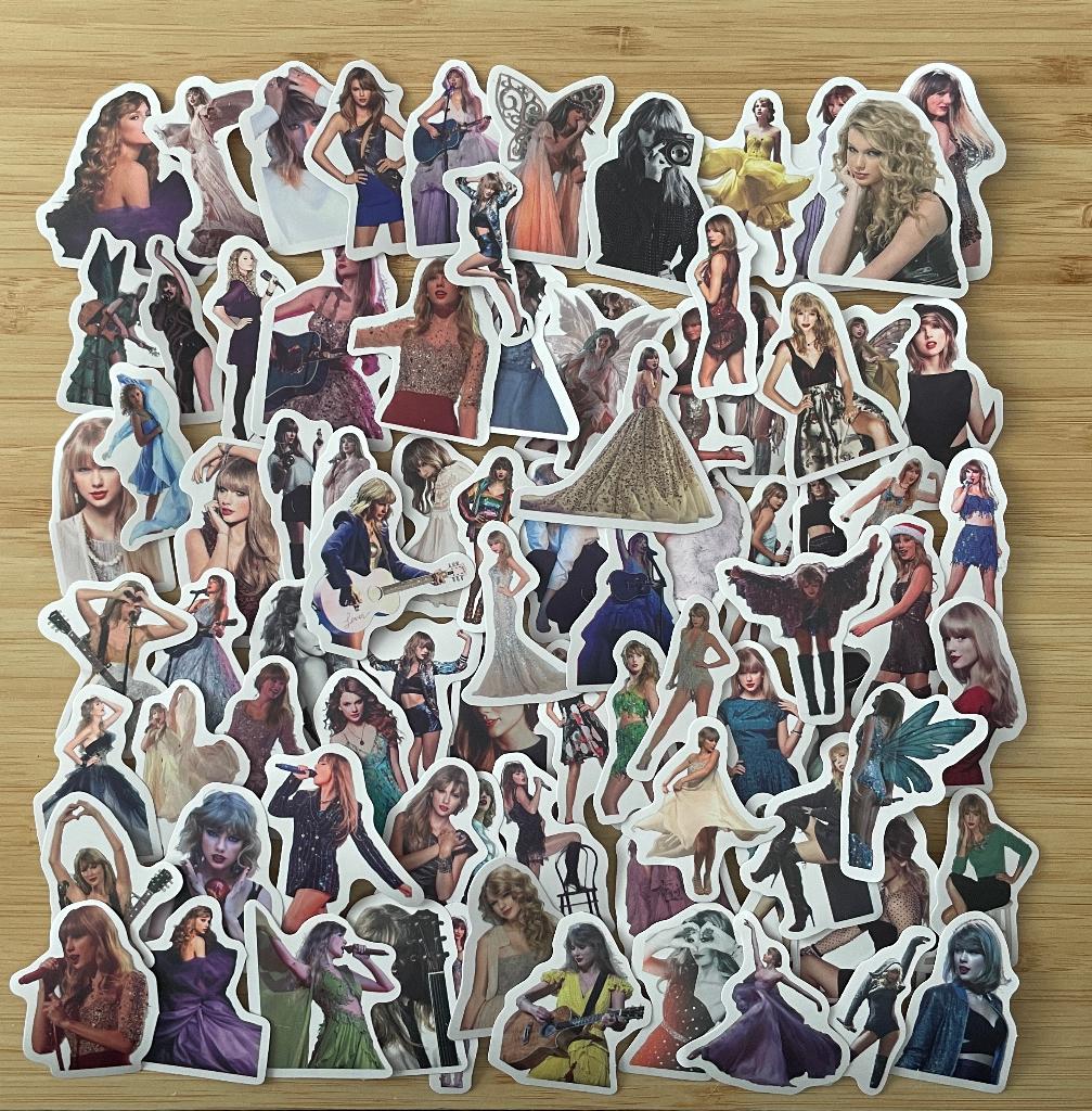 Taylor Swift foto 90+ stuks stickers, Verzenden, Nieuw, Meerdere stickers