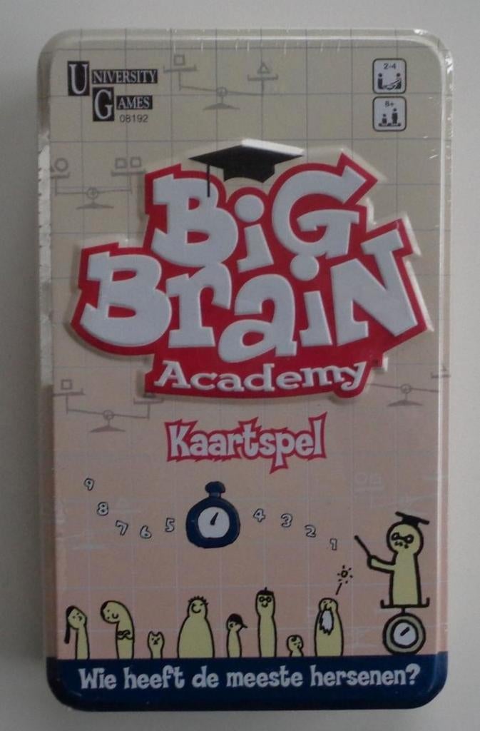 Big Brain Academy Kaartspel - Nieuw in verpakking, Een of twee spelers, Ophalen of Verzenden, Nieuw, University Games