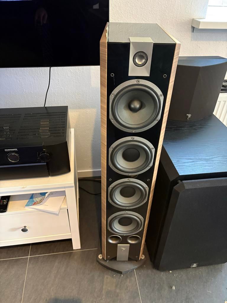 Focal Chorus 836V vloerstaande luidspreker, Gebruikt, 120 watt of meer, Front, Rear of Stereo speakers, Ophalen