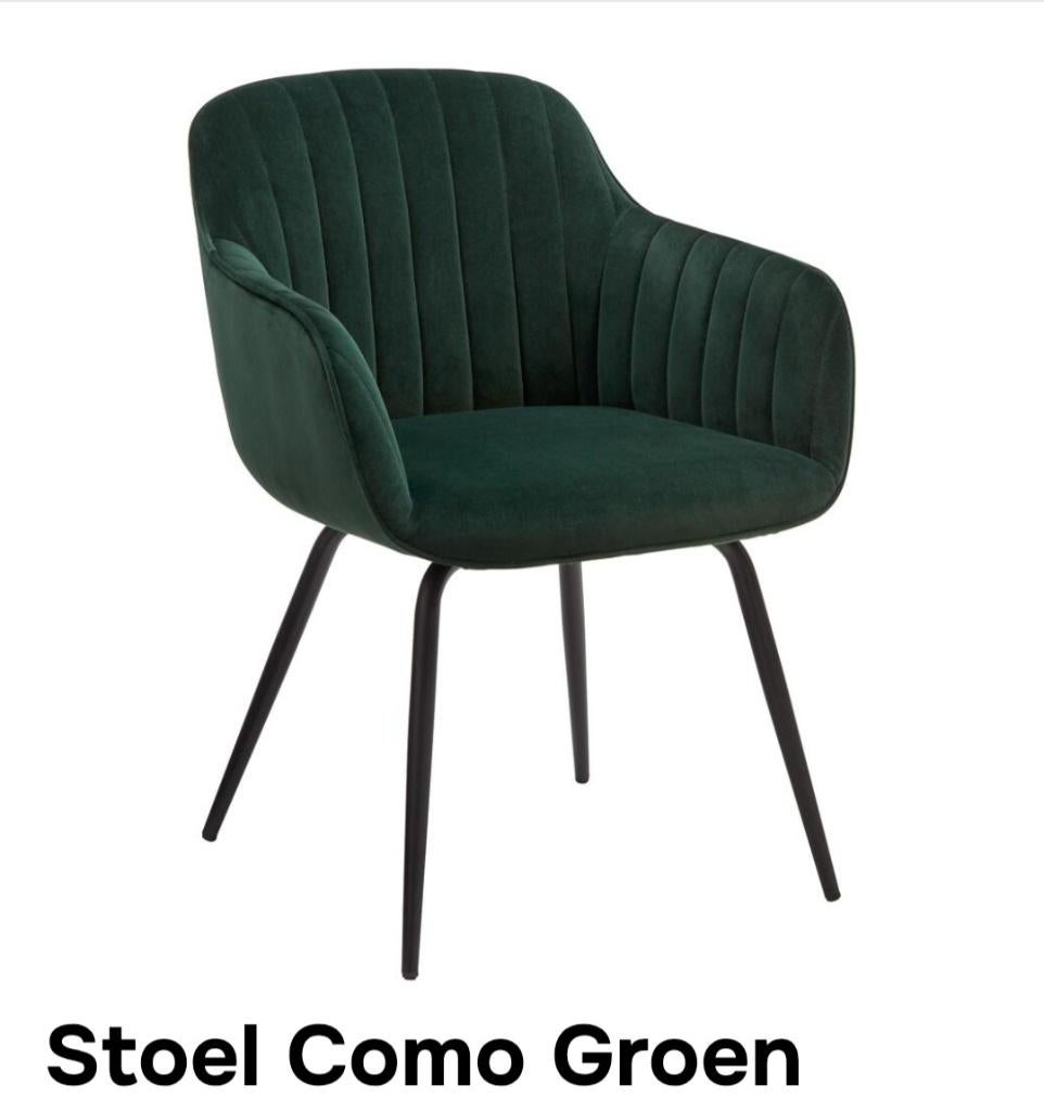 Eetkamerstoelen Groen, Huis en Inrichting, Stoelen, Ophalen, Nieuw, Overige kleuren, Vijf, Zes of meer stoelen