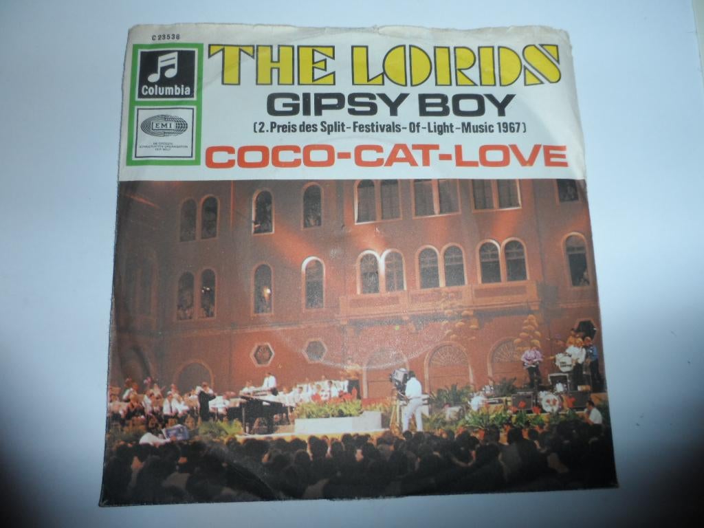 The Lords - Gipsy Boy / Coco Cat Love, Cd's en Dvd's, Vinyl Singles, Gebruikt, 7 inch, Single, Ophalen of Verzenden