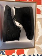Christian Louboutin Louis Spikes Heren Sneakers Zwart 46, Zwart, Ophalen of Verzenden, Sneakers of Gympen, Zo goed als nieuw