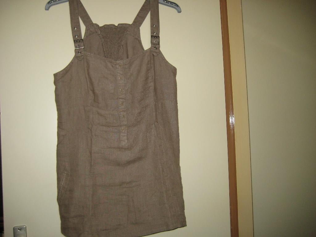 Khaki top, 40, Maat 38/40 (M), Bruin, Ophalen of Verzenden, Zo goed als nieuw