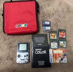 Game Boy Color Violet Transparant + 4 games & accessoires, Spelcomputers en Games, Spelcomputers | Nintendo Game Boy, Ophalen of Verzenden
