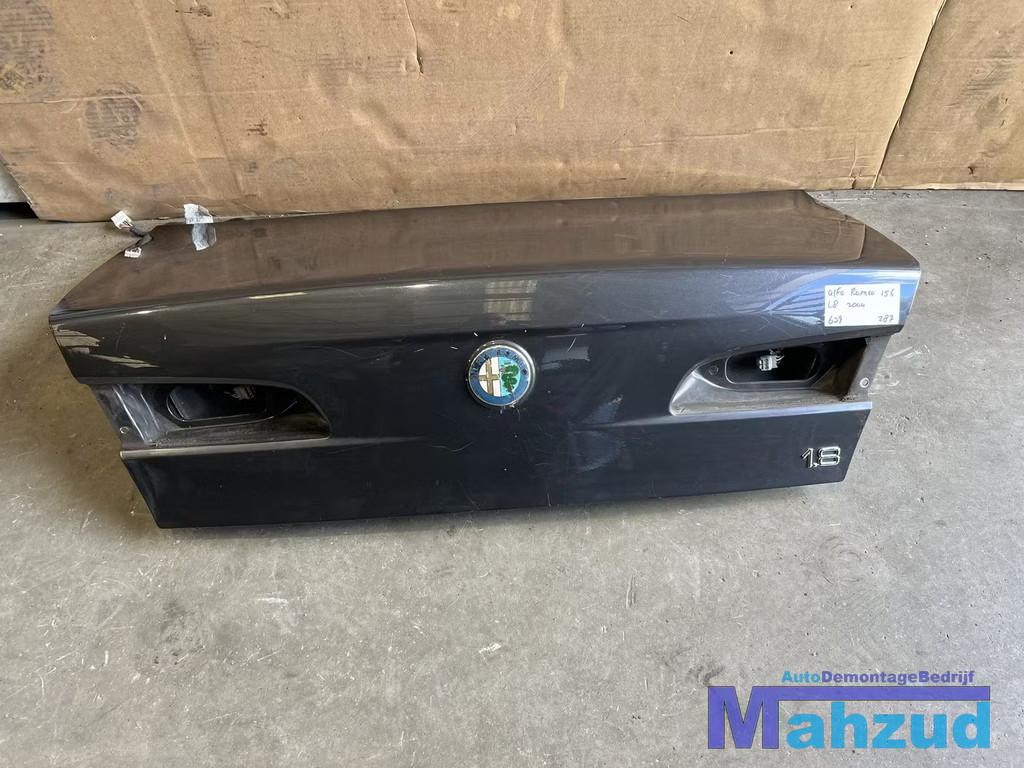 ALFA ROMEO 156 ZWART 639 achterklep 1997-2005, Gebruikt, Dpofca@stellantis.com, Deur, Stellantis Europe S.p.A.