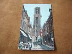 UTRECHT  =  ZADELSTRAAT  MET TRAM  EN VEEL MENSEN BRIEFKAART, Ophalen of Verzenden, Voor 1920, Gelopen, Utrecht