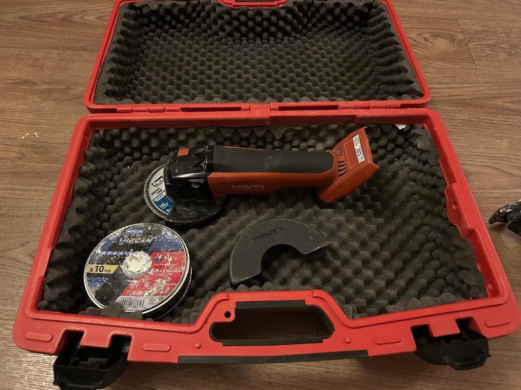 Hilti 18v slijptol, Doe-het-zelf en Verbouw, Gereedschap | Slijpmachines, Ophalen of Verzenden, Gebruikt, Minder dan 700 watt