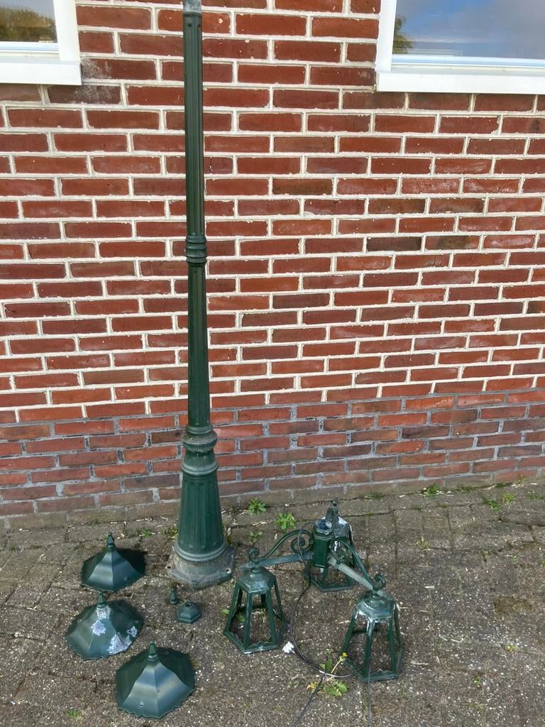 Tuinlamp, Tuin en Terras, Buitenverlichting, Staande lamp, Ophalen of Verzenden, 50 tot 250 watt, IJzer