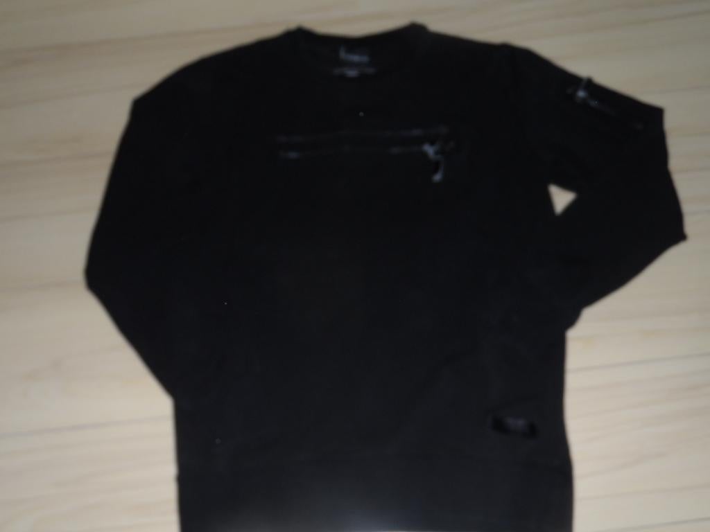 Sweater *Merk PURE WHITE*, Ophalen of Verzenden, Zo goed als nieuw, Maat 52/54 (L), Zwart