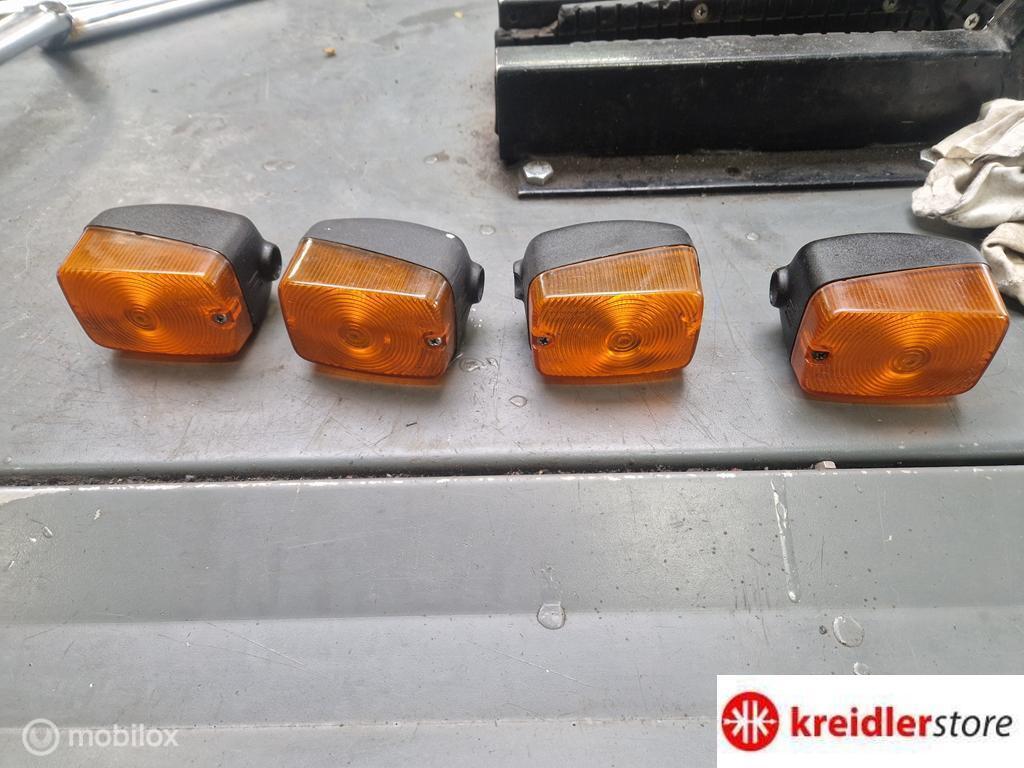 Kreidler ULO richting aanwijzers origineel 4 stuks, Gebruikt, Kreidler, Ophalen of Verzenden, Kreidler