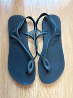 Havaianas luna slippers, Kleding | Dames, Schoenen, Ophalen of Verzenden, Zo goed als nieuw, Zwart, Slippers