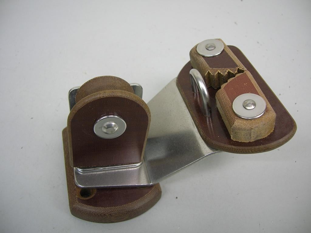 Grootschootblok klem, voetblok, 1-schijfs, tot 10 mm lijn, Watersport en Boten, Accessoires en Onderhoud, Ophalen of Verzenden