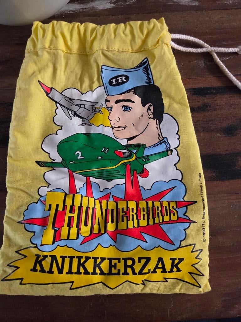 Thunderbirds Knikkerzak 1993, Antiek en Kunst, Antiek | Speelgoed, Ophalen of Verzenden