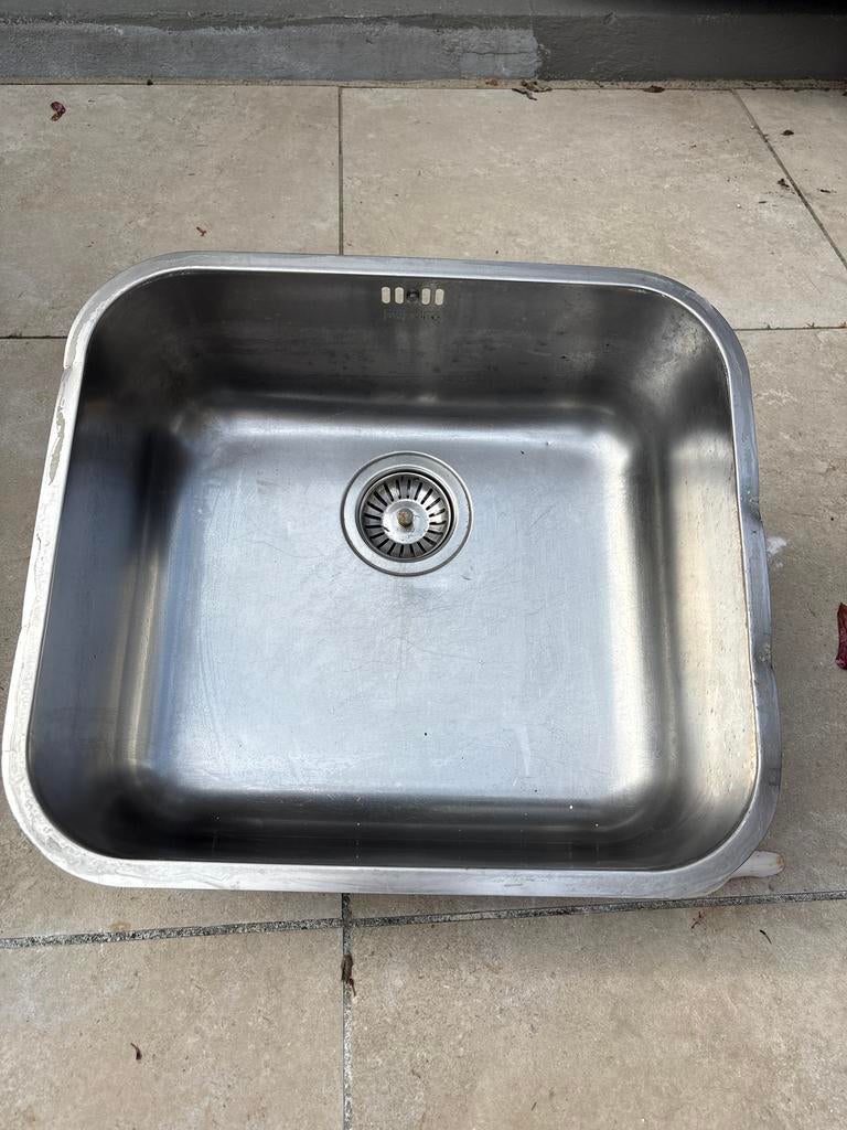 Franke RVS spoelbak met mengkraan, Huis en Inrichting, Ophalen, Gebruikt, 25 tot 50 cm, Minder dan 100 cm