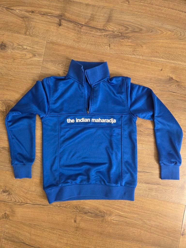 Blauwe The Indian Maharadja trui - maat 152, Ophalen of Verzenden, Zo goed als nieuw, Jongen, Trui of Vest