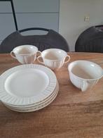 Queen Garden servies: 3 kommen en 5 borden, Ophalen of Verzenden