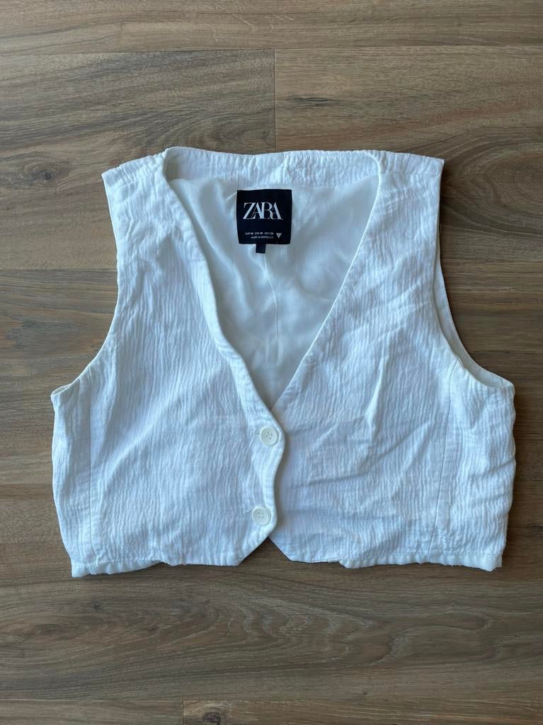 Gilet wit maat M zara, Kleding | Dames, Maat 38/40 (M), Wit, Ophalen of Verzenden, Zonder mouw
