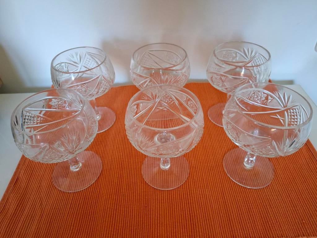 Antieke kristallen glazen, Antiek en Kunst, Ophalen