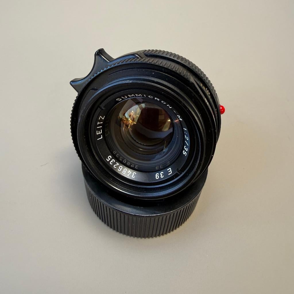 Leica Summicron M 35mm v4 King of Bokeh, Ophalen of Verzenden, Zo goed als nieuw, Groothoeklens