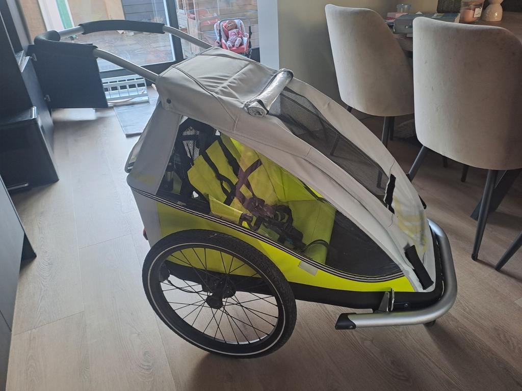 Fietskar XLC Mono 8teen, Fietsen en Brommers, Fietsaccessoires | Aanhangers en Karren, Ophalen, Zo goed als nieuw, Kinderkar
