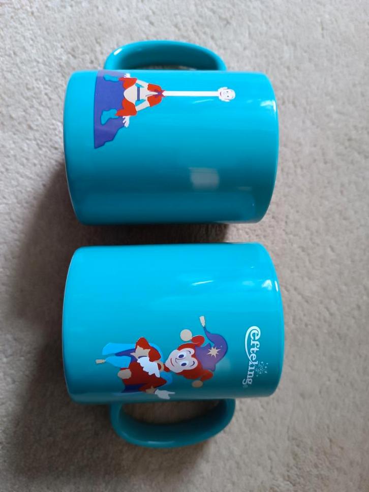 Efteling mokken set - Langnek en Pardoes Groen, Verzamelen, Efteling, Nieuw, Gebruiksvoorwerp, Ophalen of Verzenden