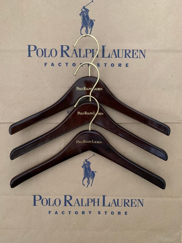 Polo Ralph Lauren kledinghangers, Kleding | Dames, Kledinghangers, Verzenden, Zo goed als nieuw, Hout, Kinderen