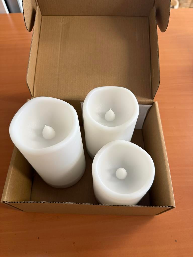 LED kaarzen realistische vlam, Ophalen of Verzenden, Zo goed als nieuw