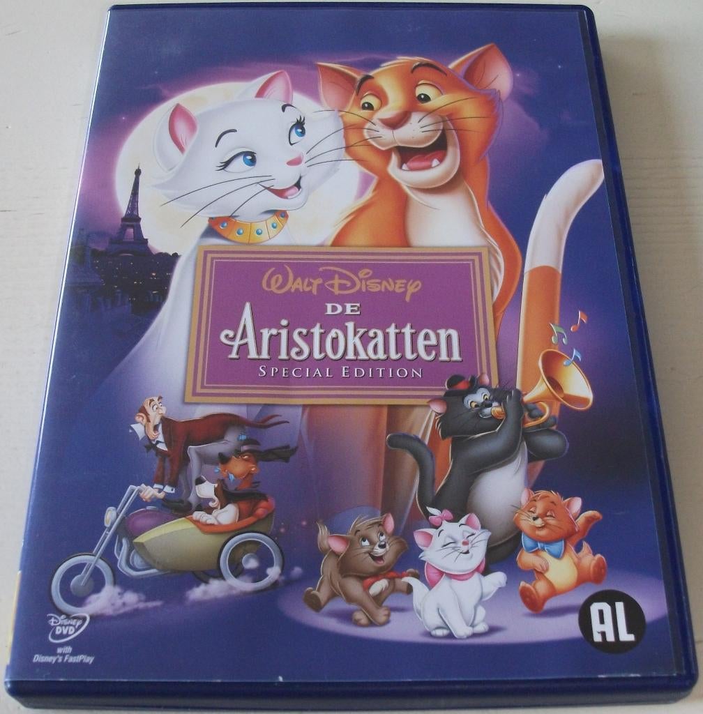 Dvd *** ARISTOKATTEN *** Walt Disney Classics 21, Avontuur, Alle leeftijden, Ophalen of Verzenden, Zo goed als nieuw