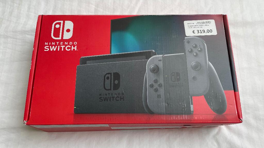 Nintendo Switch console met nieuwe ongebruikte joy cons, Spelcomputers en Games, Spelcomputers | Nintendo Switch, Ophalen of Verzenden