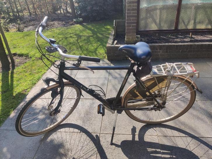 Hele nette Union Tokapi herenfiets, donkergroen, Fietsen en Brommers, Fietsen | Heren | Herenfietsen, Gebruikt, Overige merken