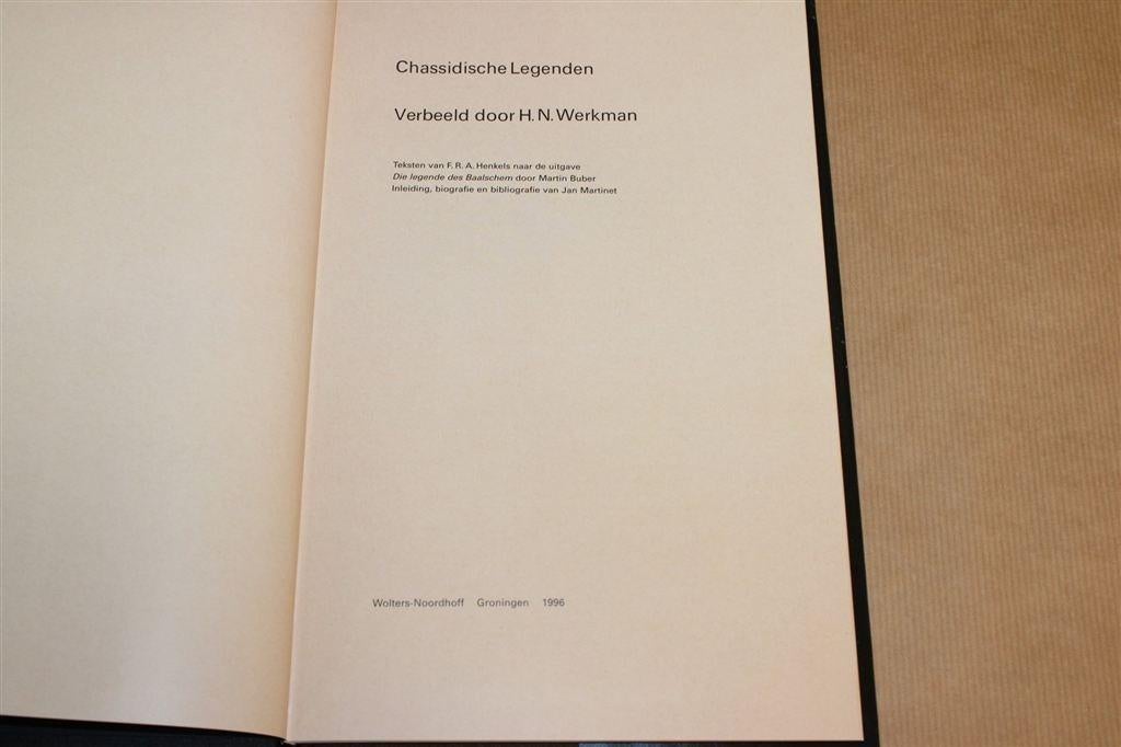 Chassidische Legenden — Verbeeld door H.N. Werkman, Ophalen of Verzenden, Gelezen