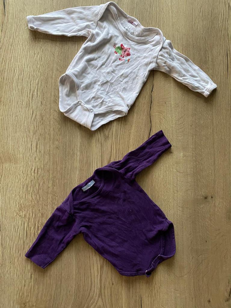 Set 2 rompertjes– HEMA & Prénatal – maat 50/56 & 62/68, Ophalen of Verzenden, Gebruikt, Jongetje of Meisje, Nacht- of Onderkleding