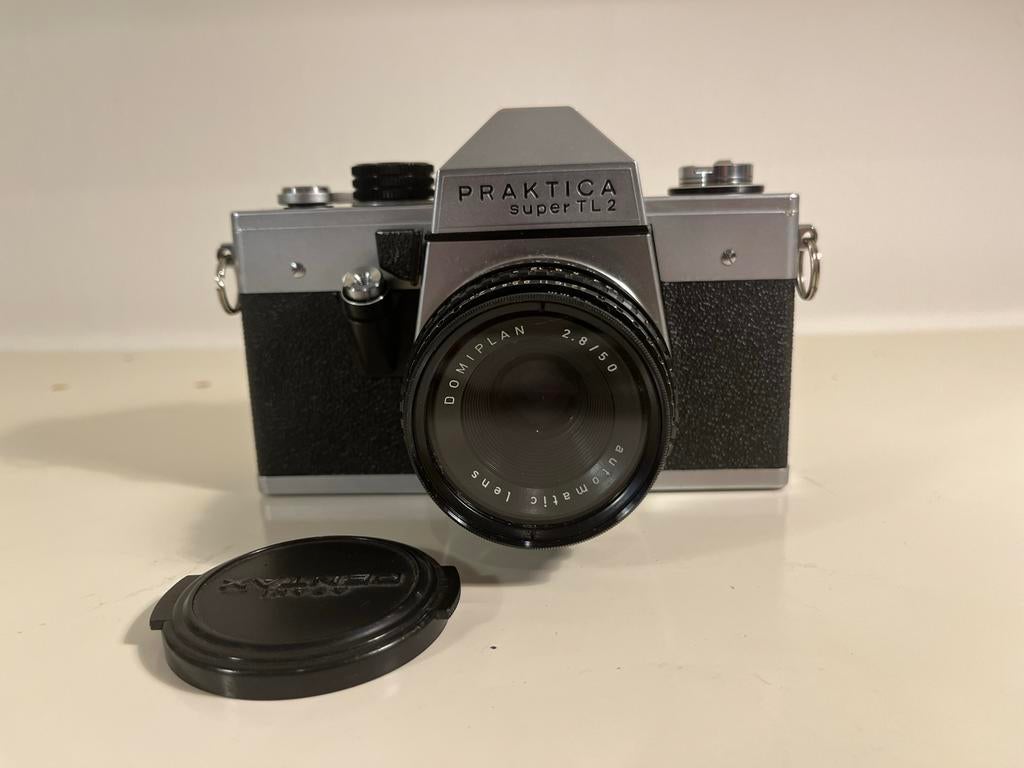 Praktica Super TL2 Spiegelreflexcamera met Domiplan lens, Ophalen of Verzenden, Gebruikt, Spiegelreflex, Overige Merken