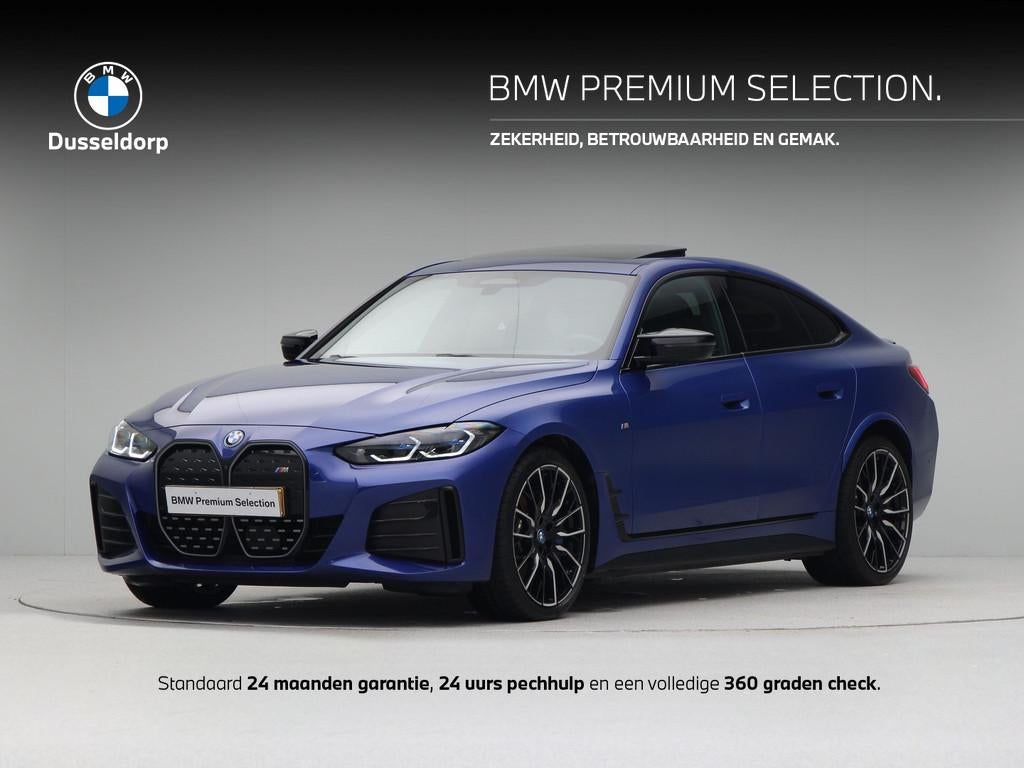BMW i4 M50 High Executive 84 kWh Accu conditie 96%, Auto's, BMW, Gebruikt, 520 km, Lichtsensor, Met garantie (alle)