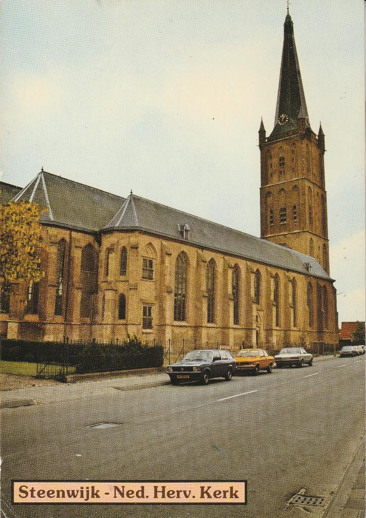 Steenwijk Ned. Herv. Kerk 1985, Ophalen of Verzenden, 1980 tot heden, Gelopen, Overijssel