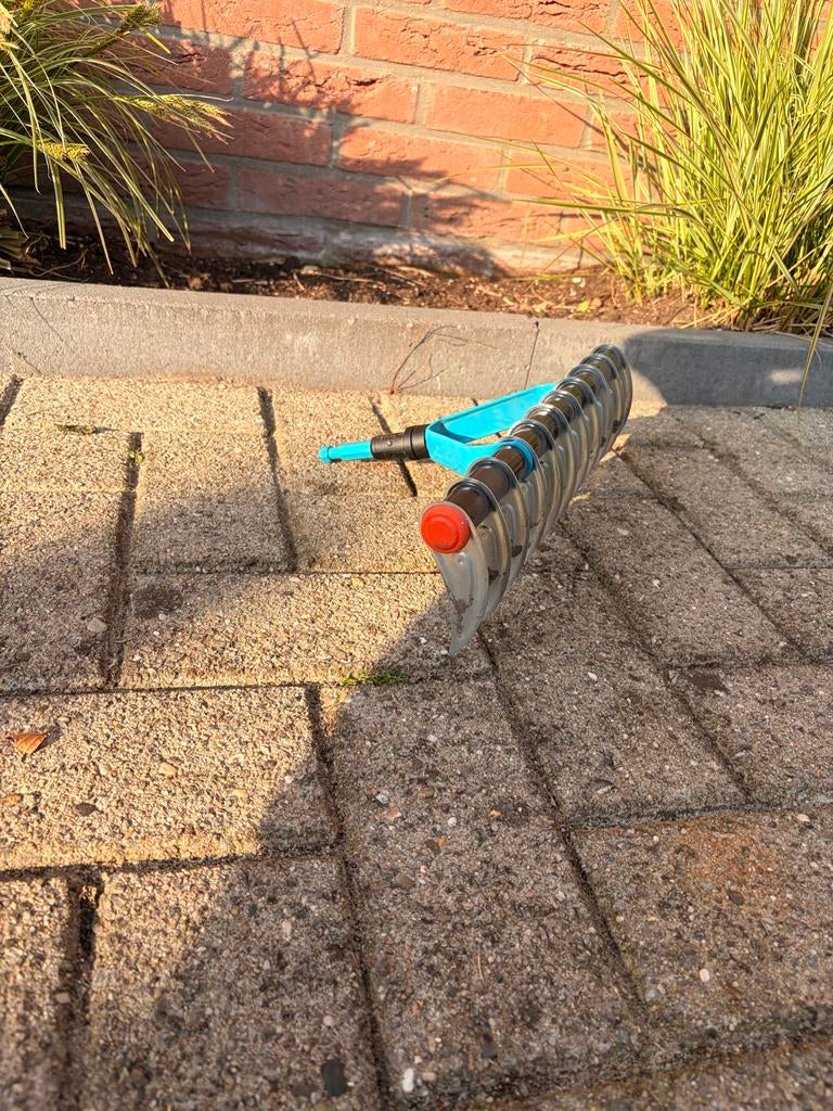 Gardena combisystem-éénzijdige verticuteerhark, Tuin en Terras, Verticuteermachines, Ophalen, Zo goed als nieuw, Elektrisch