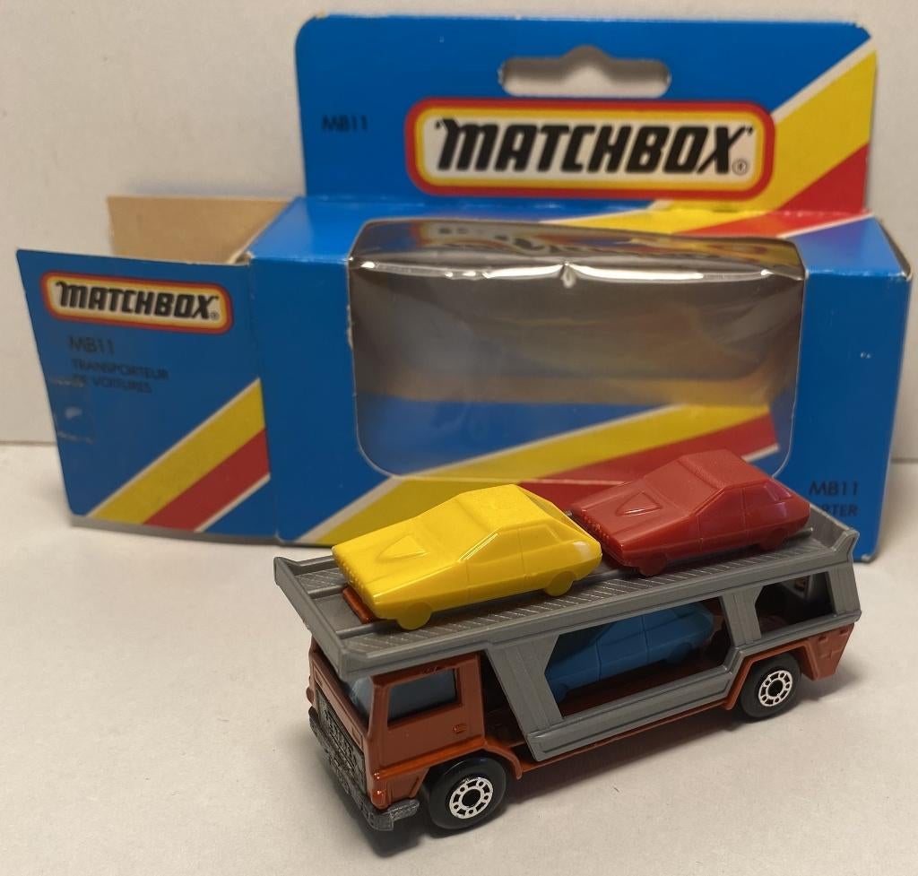 Matchbox 11G-20 Bedford JM donkeroranje, Ophalen of Verzenden, Zo goed als nieuw, Bus of Vrachtwagen