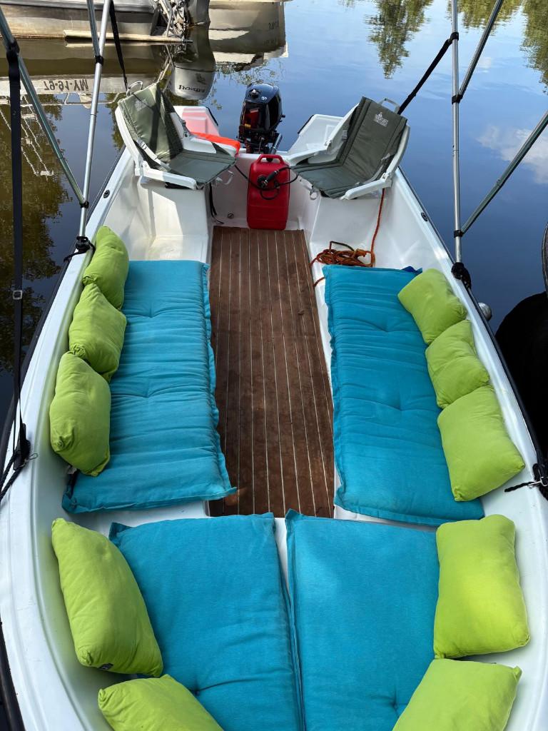 Complete boot met veel toebehoren, Ophalen, Gebruikt, Minder dan 10 pk, Tot 6 meter