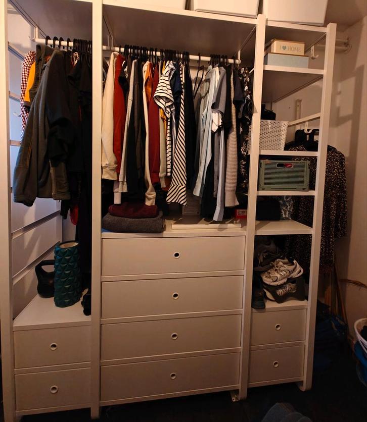 Ikea elvarli kledingkast, Huis en Inrichting, Kasten | Kledingkasten, Zo goed als nieuw, 200 cm of meer, 150 tot 200 cm, 25 tot 50 cm