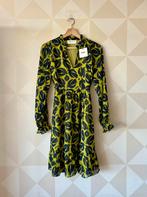 Pom Amsterdam jurk vogel blauw groen S/36 NIEUW, Nieuw, Ophalen of Verzenden, Maat 36 (S), Boven de knie