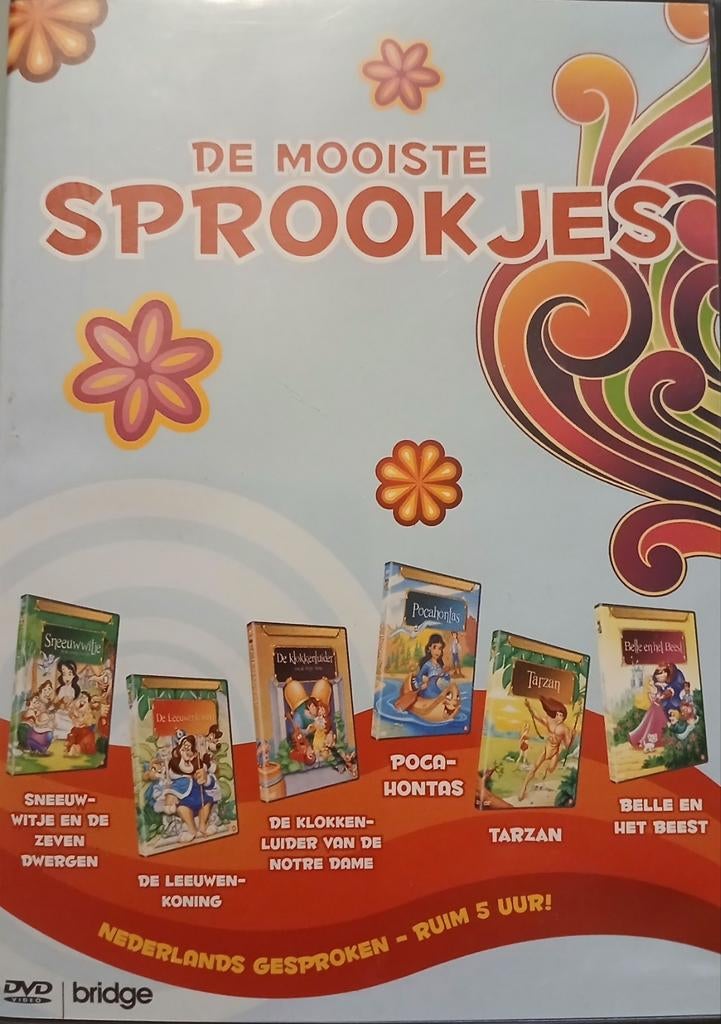 Kinder dvd.s 4 stuks zie foto.pakket 352, Alle leeftijden, Ophalen of Verzenden, Zo goed als nieuw