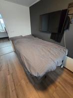 Twijfelaar bed + hoofdbord – nette staat MOET WEG, Ophalen, Zo goed als nieuw, Twijfelaar, 120 cm