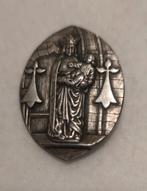 1125 Prachtige oude speld Gekroonde Maria met Kind, Ophalen of Verzenden, Zo goed als nieuw, Overige typen, Christendom | Katholiek