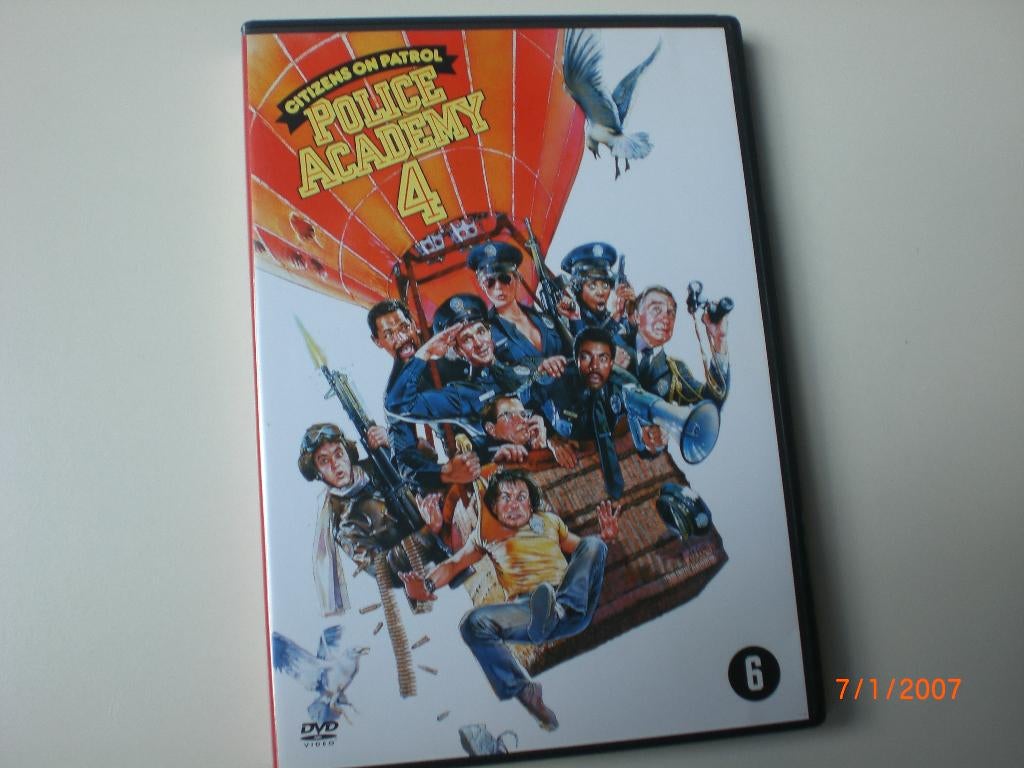 dvd Police Academy 4 Steve Guttenberg Sharon Stone Bubba Smi, 1980 tot heden, Ophalen of Verzenden, Zo goed als nieuw, Komedie