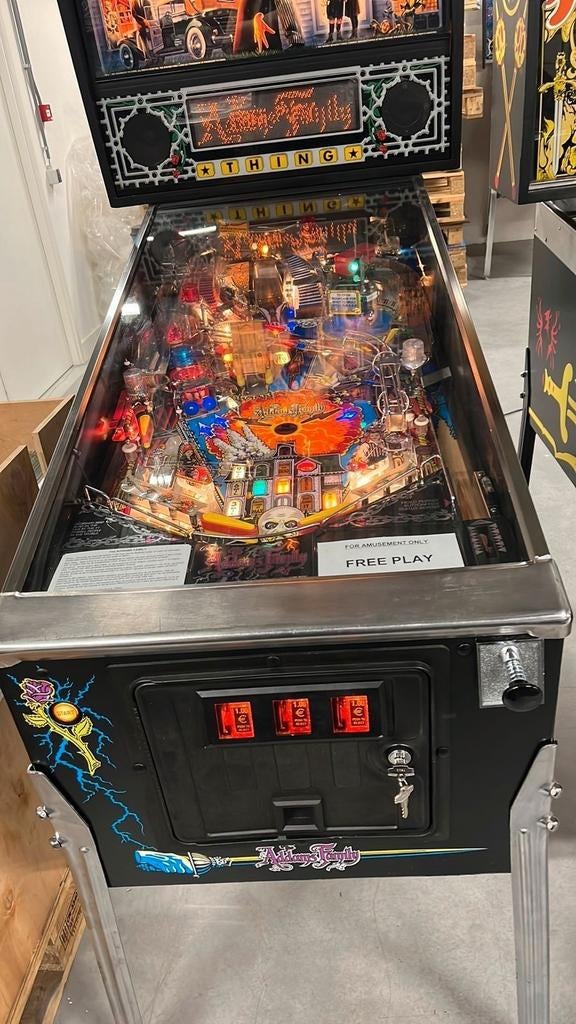 Addams family, Verzamelen, Automaten | Flipperkasten, Ophalen, Zo goed als nieuw, Flipperkast