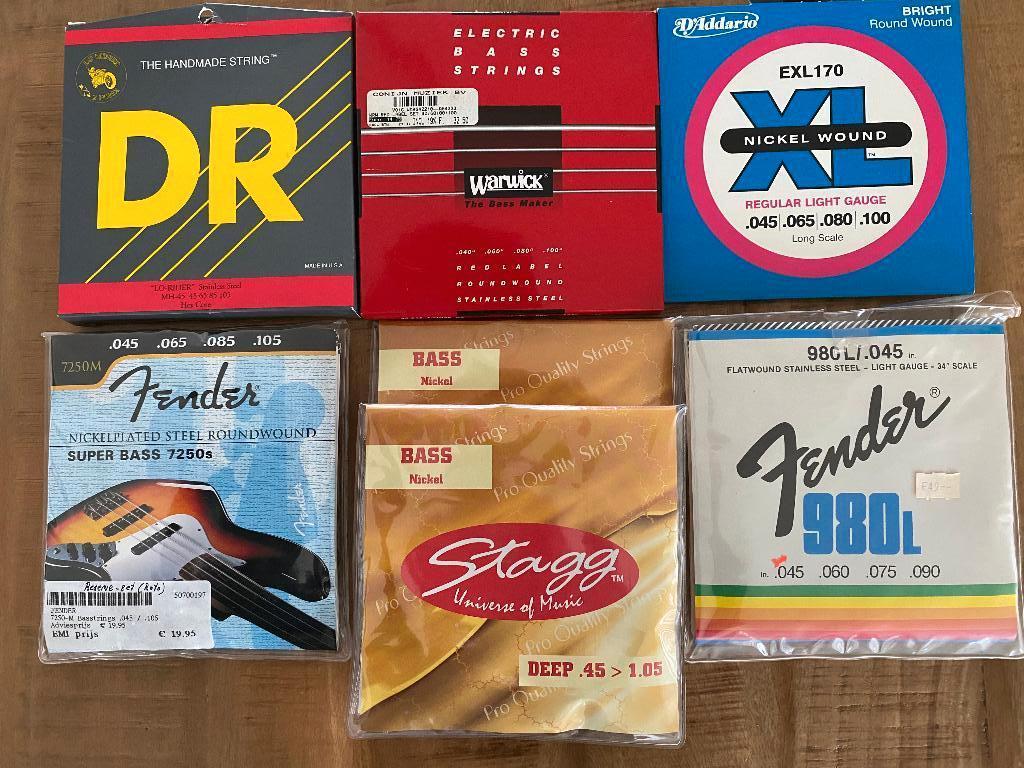 Bas snaren, Muziek en Instrumenten, Ophalen of Verzenden, Nieuw, Elektrische gitaar