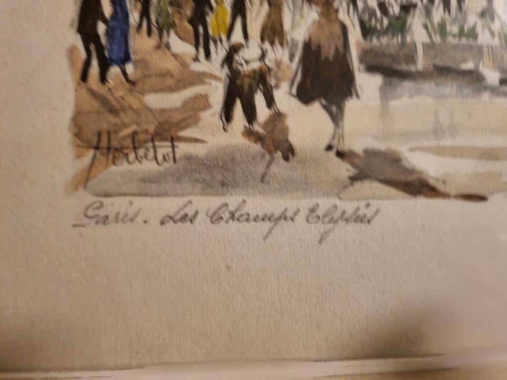 3 schilderijen van o.a.Kuijten en H.S.Hermans, Herbelot, Antiek en Kunst, Kunst | Schilderijen | Klassiek, Ophalen